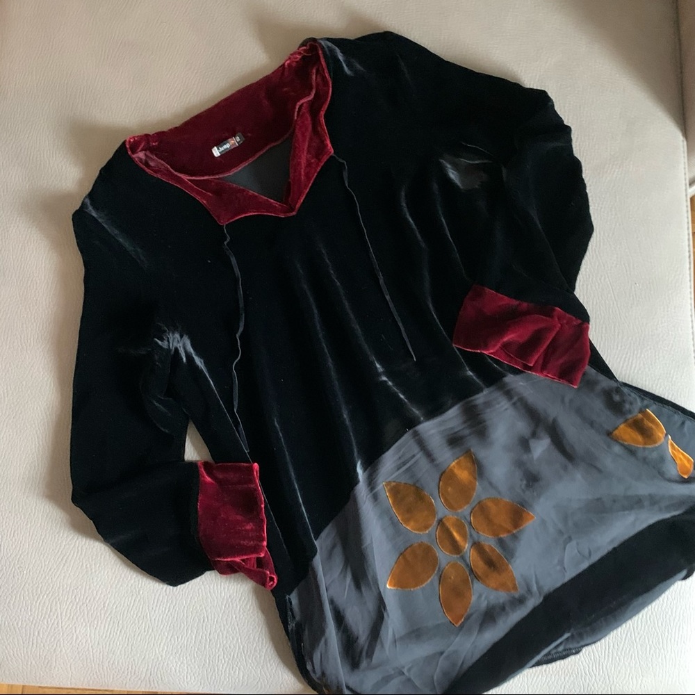 Jump Velvet Long Shirt